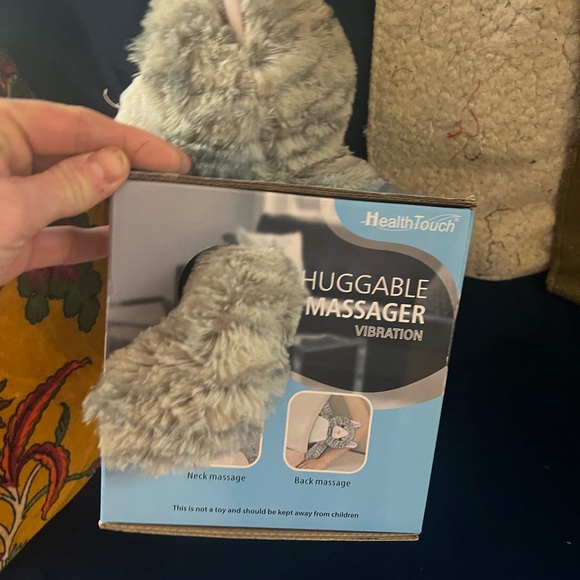 🐈NEW NIB NWT WARMING HEATED FUZZY PLUSH KITTY CAT VIBRATING MASSAGE RELAXER TOY - Picture 5 of 7